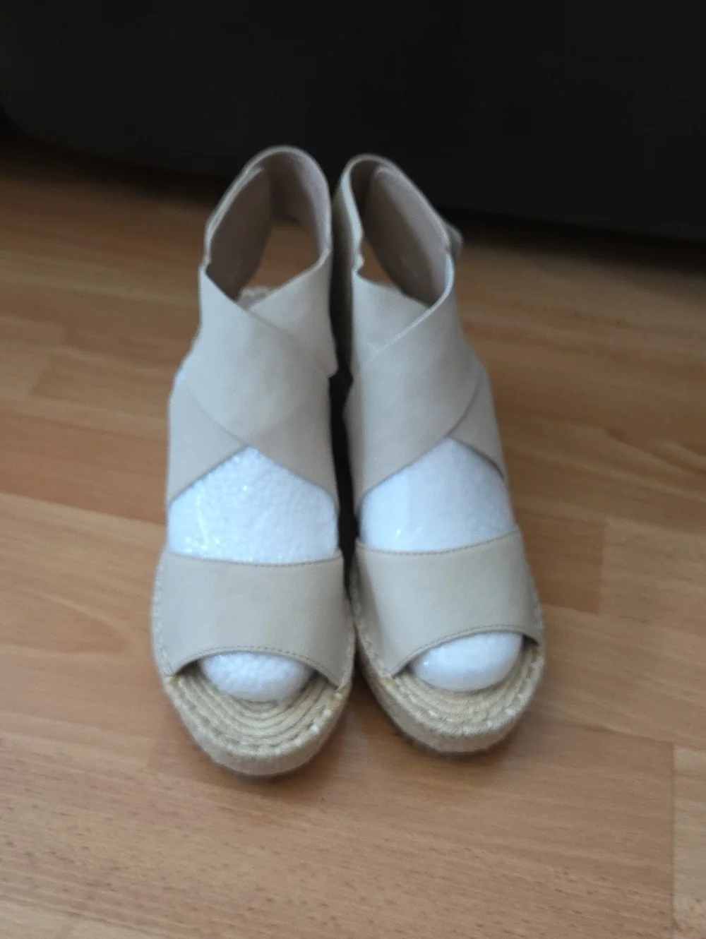 Eileen Fisher cream cross